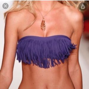 L*space | Fringe Bikini Top ‘Dolly’ Bandeau Top